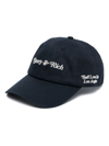 SPORTY AND RICH LOGO-EMBROIDERED COTTON BASEBALL CAP