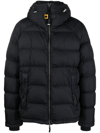 Parajumpers Padded Logo-patch Sleeve Jacket In Black