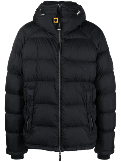 Parajumpers Padded Logo-patch Sleeve Jacket In Grey