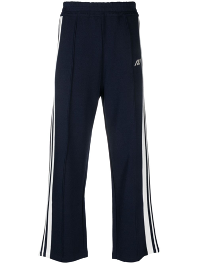 Autry Logo-print Straight-leg Track Pants In Navy Blue