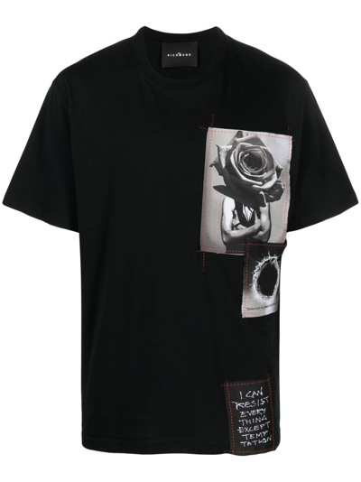 John Richmond Jimo Photograph-print T-shirt In Black