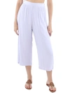 CHARLIE HOLIDAY FAIRMONT WOMENS PLEATED PULL ON WIDE LEG PANTS