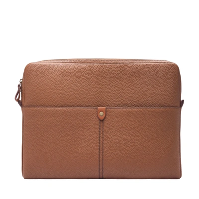 Fossil Men's Gifts Leather Laptop Sleeve In Brown