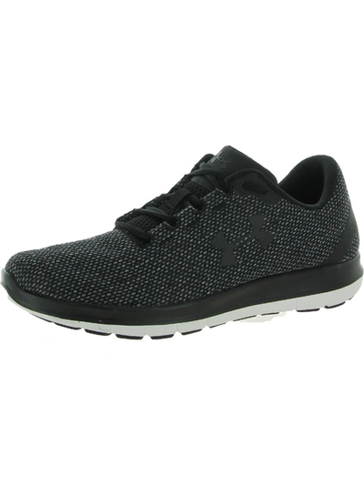 Under Armour Remix Fw18 Womens Performance Fitness Running Shoes In Black