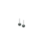 MIKIMOTO MIKIMOTO CLASSIC ELEGANCE BLACK SOUTH CULTURED PEARL SEA LEVER BACK EARRINGS - PEA1008BDW