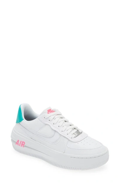 Nike Air Force 1 Plt.af.orm Trainer In White