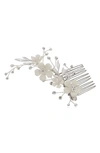Brides And Hairpins Xael Comb In Silver