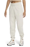 Nike Sportswear Phoenix Fleece Sweatpants In Light Orewood Brown/ Sail