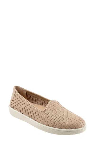 Trotters Adelina Woven Slip-on Shoe In Natural