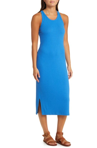 Rip Curl Premium Rib Racerback Dress In Royal Blue