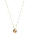 DANA REBECCA DESIGNS 14K YELLOW GOLD NANA BERNICE GROOVE TEARDROP PENDANT NECKLACE,NO41P219907445