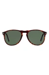 PERSOL 55MM PILOT SUNGLASSES