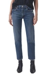 AGOLDE KYE MID RISE ANKLE STRAIGHT LEG JEANS