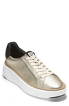 Cole Haan Grandpro Topspin Sneaker In Gold/ Black