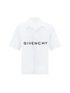 GIVENCHY BOXY FIT COTTON SHIRT WITH LOGO