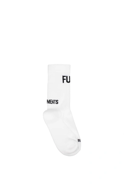 Vetements Socks Cotton White