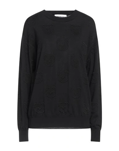 Moschino Woman Sweater Black Size Xs Virgin Wool, Viscose