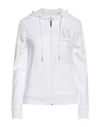 Armani Exchange Woman Sweatshirt White Size M Cotton
