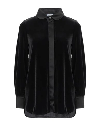 Hopper Woman Shirt Black Size 8 Polyester, Elastane