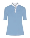 Gran Sasso Woman Sweater Light Blue Size 4 Linen