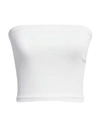 Ann Demeulemeester Woman Top Off White Size S Viscose, Polyamide, Elastane In Off White