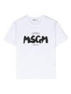 Msgm T-shirt In Bianco
