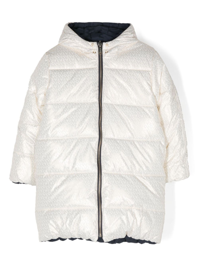 Michael Kors Kids' Reversible Padded Jacket In White