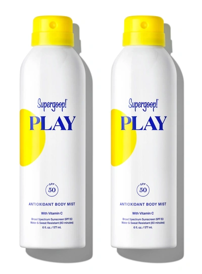 Supergoop Play Antioxidant Body Mist Spf 50 With Vitamin C Sunscreen 2-pack !