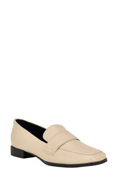 Calvin Klein Tadyn Loafer In Light Natural Leather