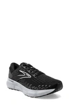 Brooks Glycerin 20 Running Shoe In Black/ White/ Alloy