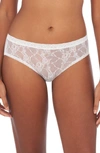 Natori Bliss Allure Lace Girl Briefs In White