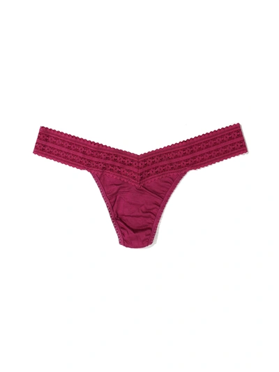 Hanky Panky Dreamease™ Low Rise Thong In Purple
