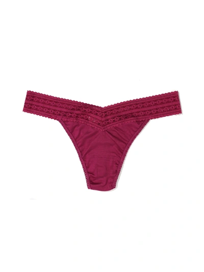 Hanky Panky Dreamease™ Original Rise Thong In Purple