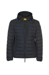 Parajumpers Men's Ugo Mockneck Puffer Coat In Dark Avio