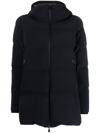 Herno Hooded Padded Coat In Black