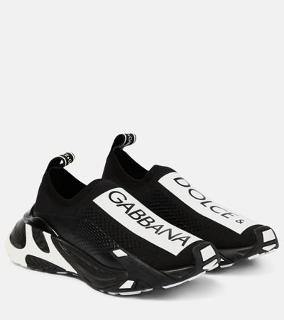 Dolce & Gabbana Sorrento Sneakers In Black,white