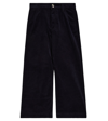 Chloé Corduroy Straight Pants In Blue