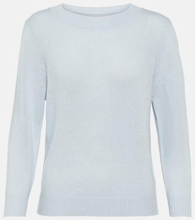 Jardin Des Orangers Cashmere And Wool Sweater In Blue
