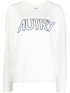 AUTRY LOGO-EMBROIDERED COTTON T-SHIRT