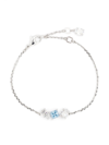 Swarovski Mesmera Crystal-embellished Bracelet In Silver