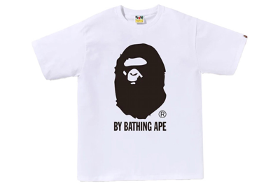 Pre-owned Bape Bicolor Busy Works Tee White