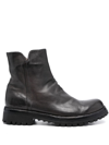 OFFICINE CREATIVE LORAINE ZIP-UP LEATHER BOOTS