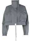 Nike Ripstop Detachable-sleeve Jacket In Blue