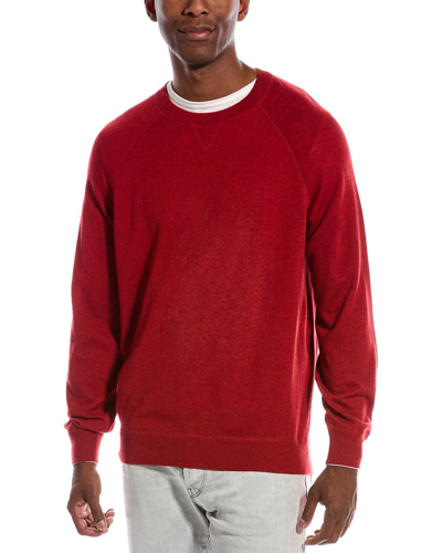 Brunello Cucinelli Cashmere Sweater In Red