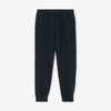 Burberry Ekd-embroidered Cotton Track Pants In Smoked Navy