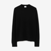 Burberry Ekd Motif Cashmere Sweater In Black