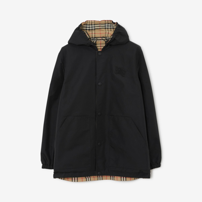 Burberry Reversible Check Jacket In Archive Beige
