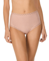 Natori Bliss Cotton Full Briefs In Rose Beige