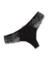 Simone Perele Delice Lace Mesh Thong In Moonlight