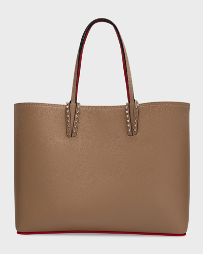 Christian Louboutin Cabata Tote Bag In Nude & Neutrals